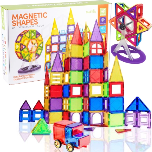 Magnetiline 3D ehituskomplekt – 106 tükki