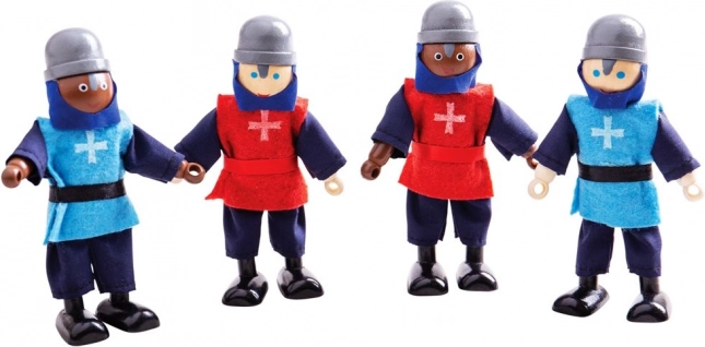 Bigjigs Toys keskaegsed rüütlid – puidust figuuride komplekt