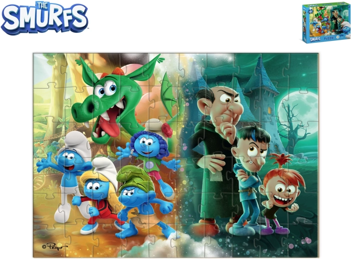 Smurfs children's puzzle Dragon – 60 pieces