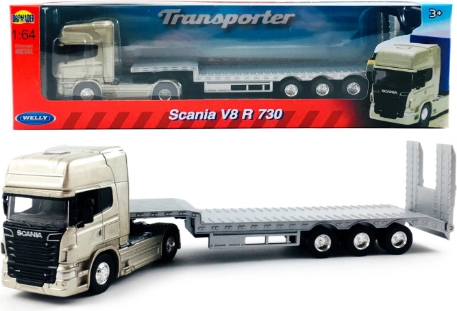 Welly Scania 1:64 Truck with Trailer