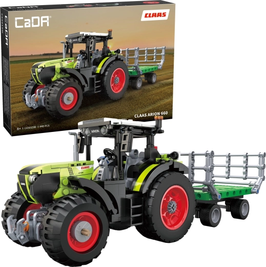CaDA ehituskomplekt traktor CLAAS Arion 660 (448 osa)