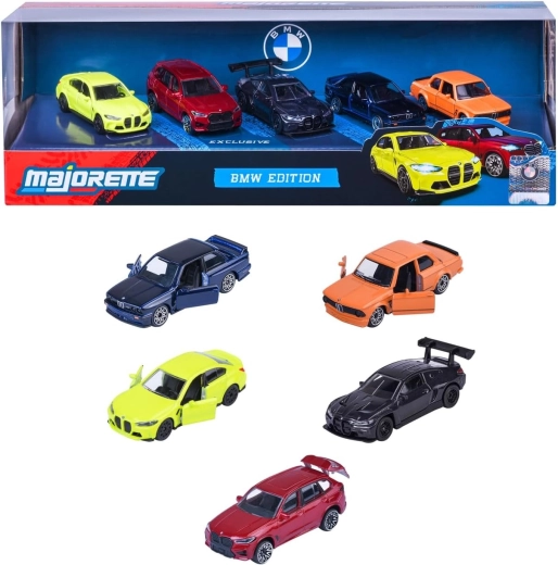 Majorette BMW Edition kinkekomplekt 5 metallist mänguautoga