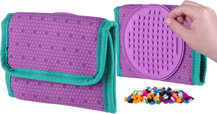 Pixie Crew Purple Wallet with Coin Pocket