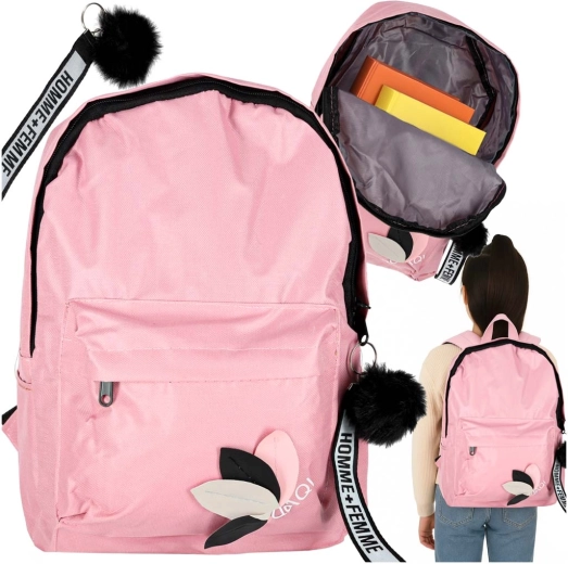 School Backpack for Youth Pink