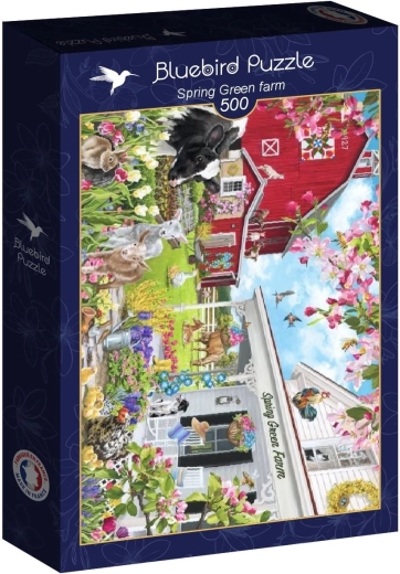 Bluebird puzzle Farm Spring Green 500 pieces