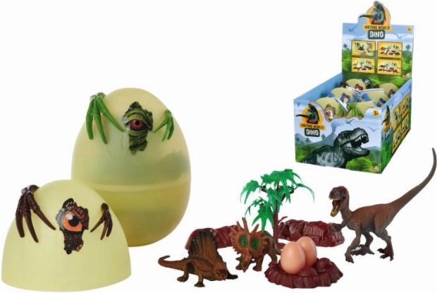 Dino egg with figurines and accessories