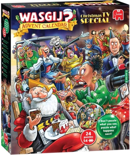 Jumbo Wasgij jõulukalender „Jõulune telesaade“
