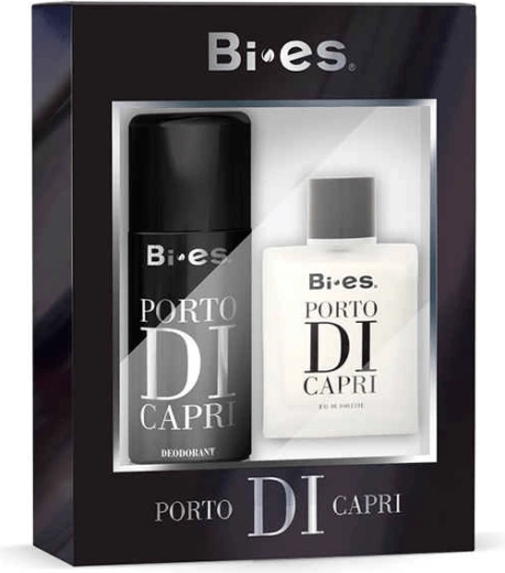 Bi-Es Porto di Capri men's gift set – deodorant 150 ml + aftershave 100 ml