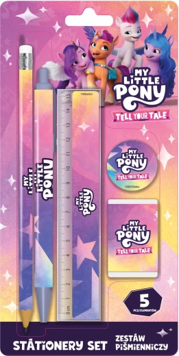 Kirjutuskomplekt 5 tk MY LITTLE PONY motiiviga