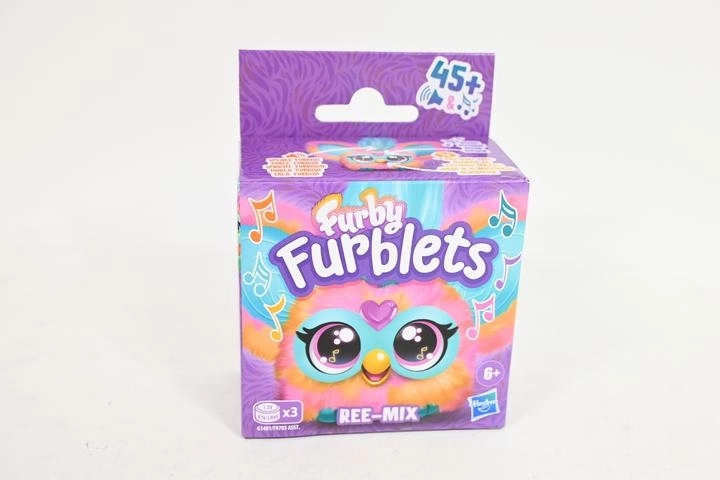 Furby Furblets Ree-Mix interaktiivne plüüsist mänguasi klambriga - 1 tk