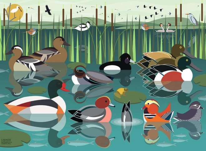 Ravensburger pusle Mulle meeldivad veelinnud 500 tükki