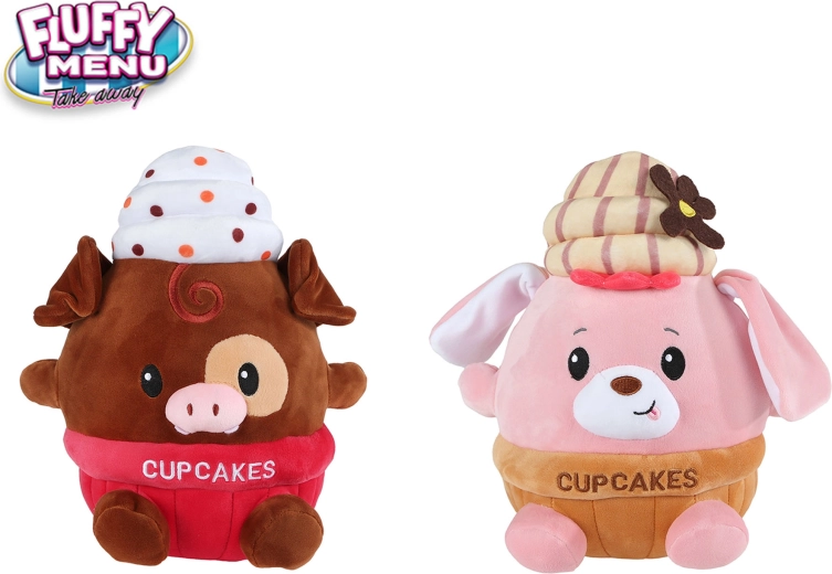 Pehme mänguasi cupcake Fluffy Menu 27 cm