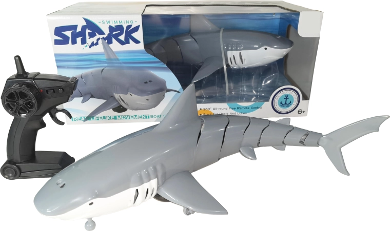 R/C kaugjuhitav hai 1:10 Swimming Shark 2,4 GHz