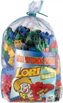 Ehitusklotsid Lori 300 plastist, 300 tk kotis