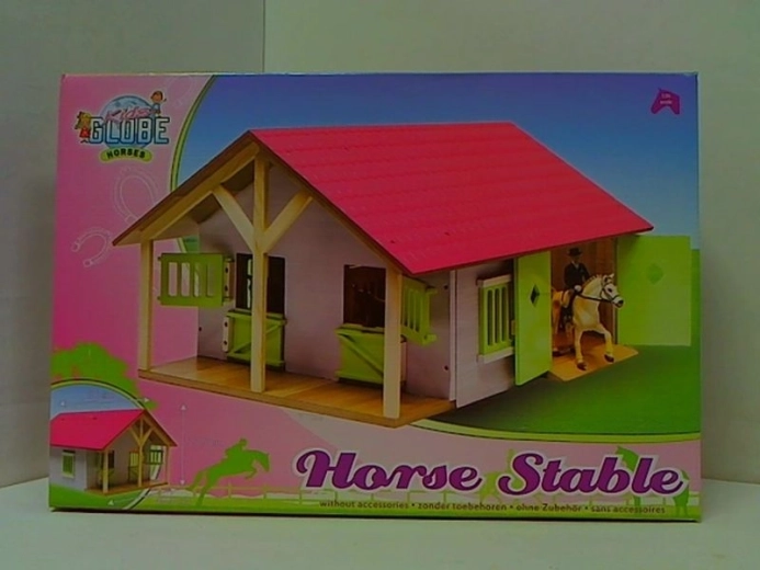 Puidust hobusetall 1:24