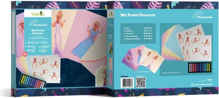 Sekoia Picamania pastelsed tantsijad – loovkomplekt