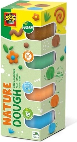 SES plastiliin Nature 4 × 90 g
