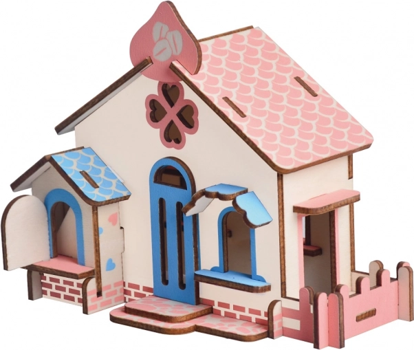 Puidust 3D pusle Šokolaadimaja lastele