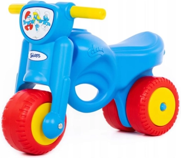 Kids' balance trike with The Smurfs motif by Polesie