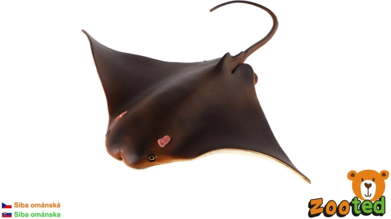 Plastic Oman stingray figure 18 cm