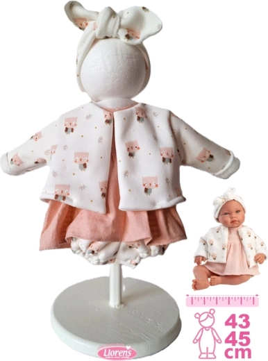Llorens riided nukule New Born 43–45 cm, 4-osaline komplekt