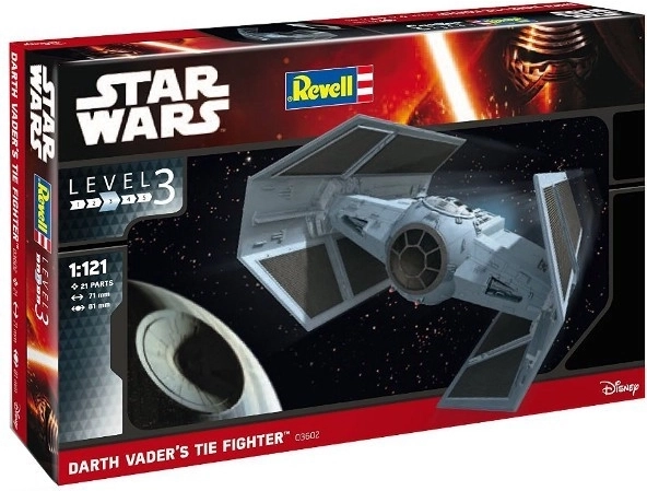Darth Vaderi TIE-hävitaja mudelikomplekt 1:121 – REVELL STAR WARS