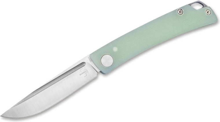 Böker Plus Celos Jade taskunuga 6,7 cm, heleroheline G10