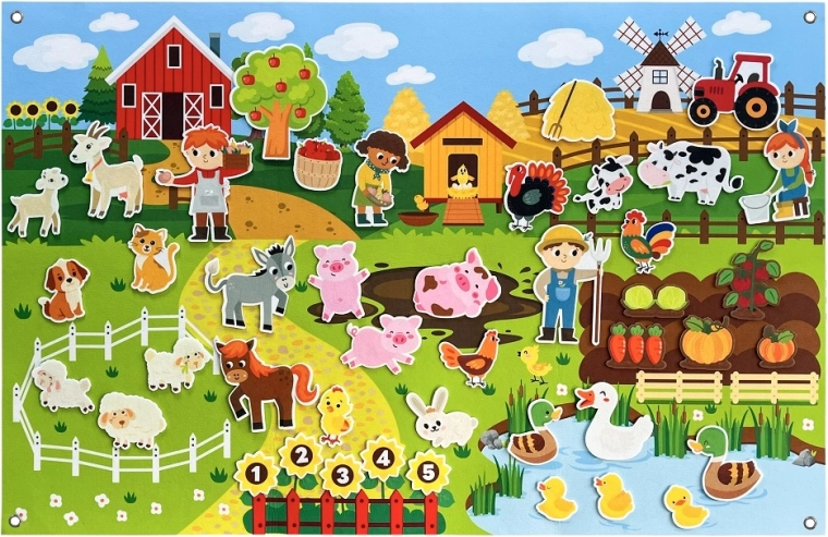 2Kids Toys interactive play wall – farm