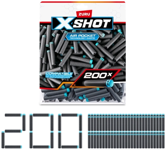 ZURU X-SHOT komplekt 200 varunoolega