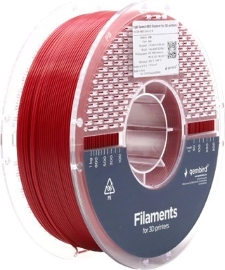 ABS filament High Speed 1.75 mm, red, 1 kg