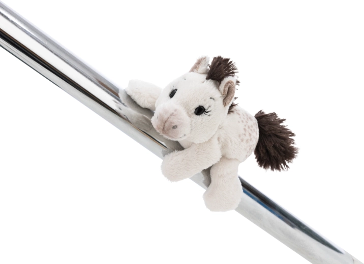 Nici magnetiline plüüsfiguur Pony Mony 12 cm – valge poni