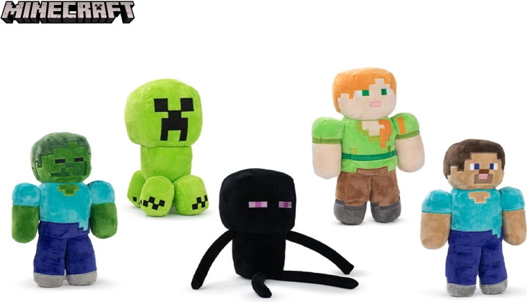 Minecrafti plüüsfiguur 30 cm (5 varianti), alates sünnist