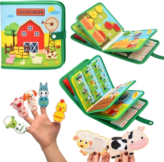 2Kids Toys sensory busy book farm