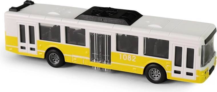 Linnaliinibuss 16 cm avanevate ustega – Kollane