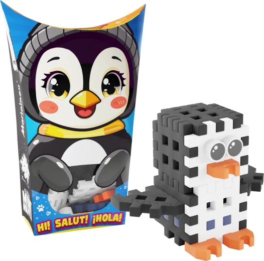 Mini Waffle Pocket Petsi ehituskomplekt – pingviin