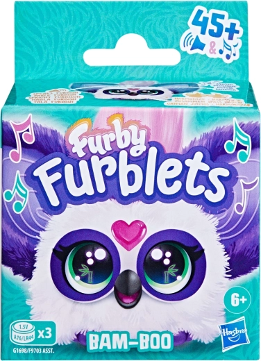 Hasbro Furby Furblet Bam-Boo interaktiivne mini panda võtmehoidja
