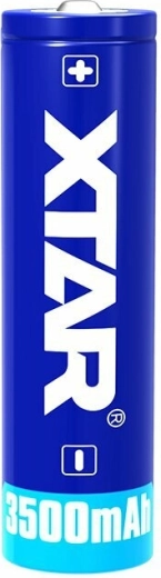 Xtar 18650 Li-ion aku 3500 mAh kaitsega