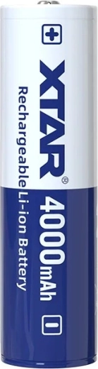 Li-ion aku Xtar 18650 3,6 V 4000 mAh kaitsega