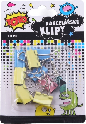 Kontoriklambrid 19 mm, komplekt 10 tk