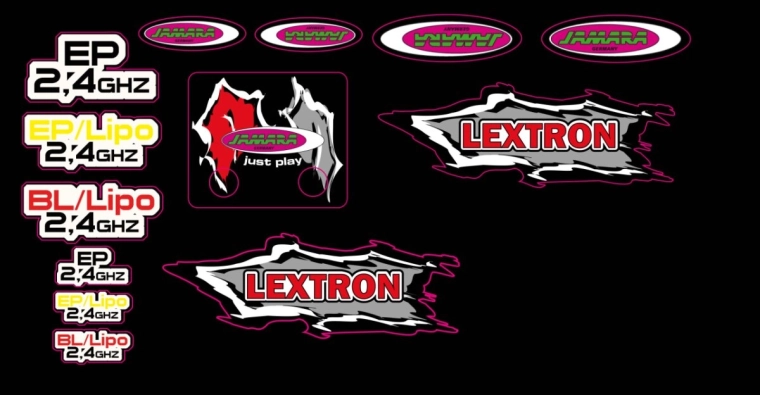 Kleebiste leht Lextron Desertbuggyle