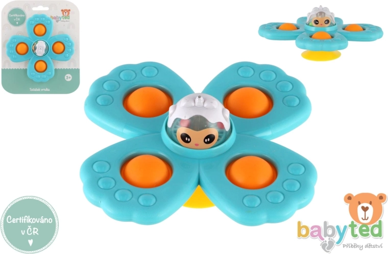 Babyted spinning pinwheel toy for kids 11 × 5 cm
