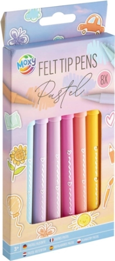 MOXY Pastel Marker Set – 8 pieces