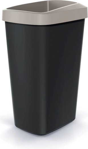Compacta Q Drop Trash Can 45 l light brown