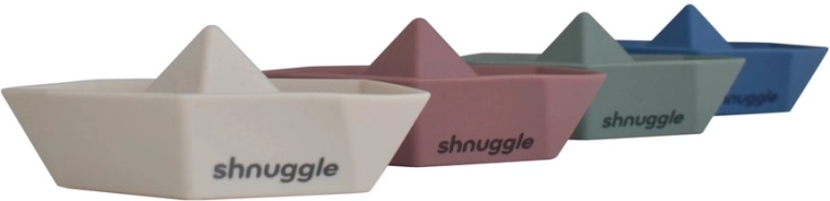 Shnuggle Stack and Sail virnastatavad silikoonist vannipaadid (komplekt 4 tk)