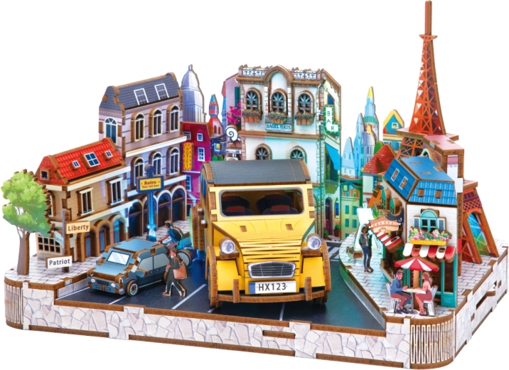 2Kids Toys 3D puidust kokkupandav miniatuur Euroopa linnakesest – 1 tk