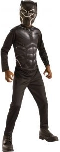 Black Panther costume for children aged 11–14 years