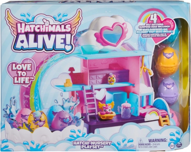 Hatchimals mängukomplekt Vikerkaare maailm – koorumine vees