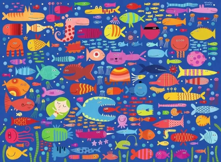 Ravensburger Puzzle Fish Friends XXL 200 Pieces