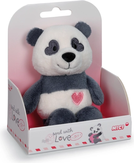 NICI plush panda Love in gift box 12 cm