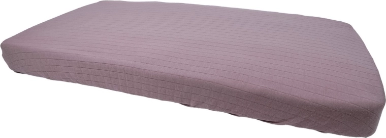 Lodger Slumber Solid cot sheet 60 × 120 cm rose